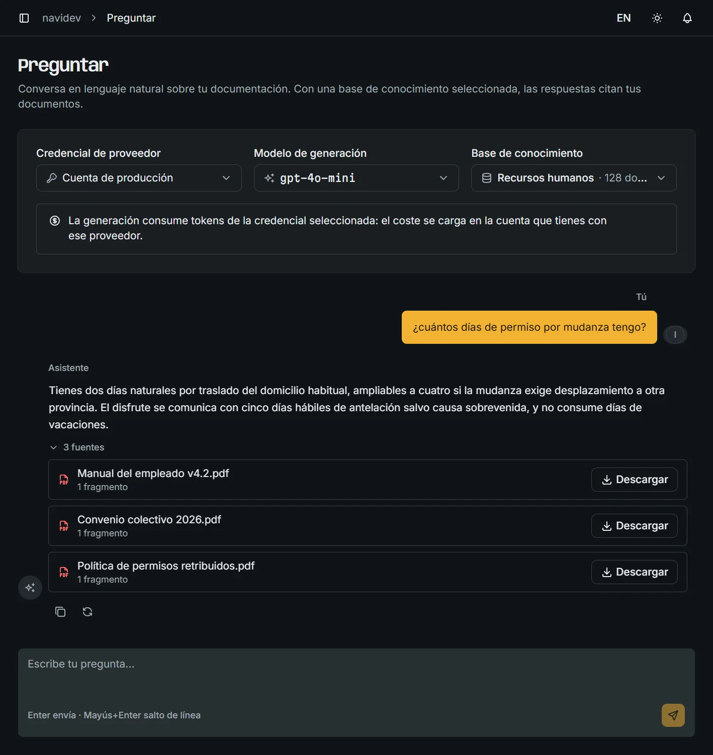 Preguntar